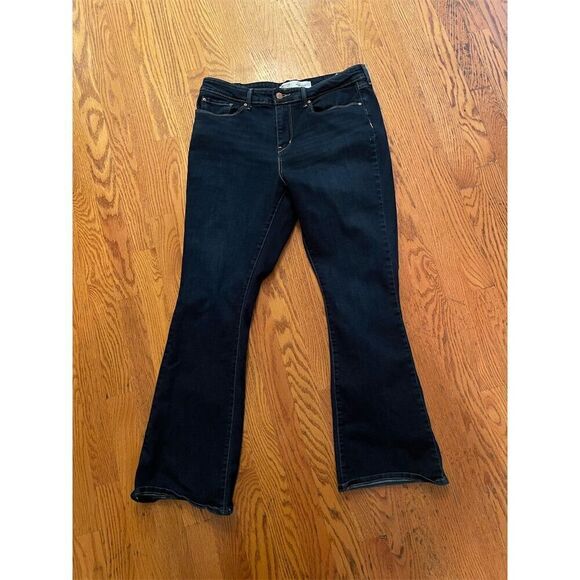 Levi Strauss Denim - Levi Strauss Women's Size 16 Blue Bootcut Mid Rise Stretch Jeans